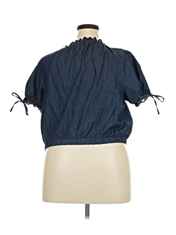 Free Assembly Short Sleeve Blouse (view 2)