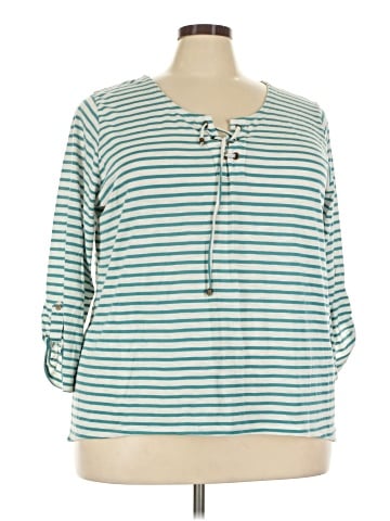 Faded Glory 3/4 Sleeve T-Shirt (view 1)