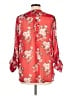 Kut from the Kloth 100% Polyester Red 3/4 Sleeve Blouse Size L - photo 2
