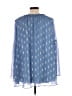 Jennifer Lopez 100% Polyester Blue Long Sleeve Blouse Size L - photo 2
