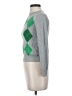 Trf Denim Rules 100% Cotton Argyle Gray Turtleneck Sweater Size S - photo 5