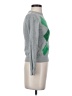 Trf Denim Rules 100% Cotton Argyle Gray Turtleneck Sweater Size S - photo 4