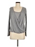 Splendid Gray Long Sleeve Top Size M - photo 1