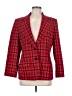 Pendleton 100% Wool Plaid Red Wool Blazer Size 8 - photo 1