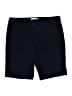 Gloria Vanderbilt Solid Blue Cargo Shorts Size 14 - photo 1