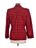 Pendleton 100% Wool Plaid Red Wool Blazer Size 8 - photo 2