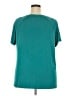 Fashion Bug Teal Short Sleeve Blouse Size 2X - photo 2