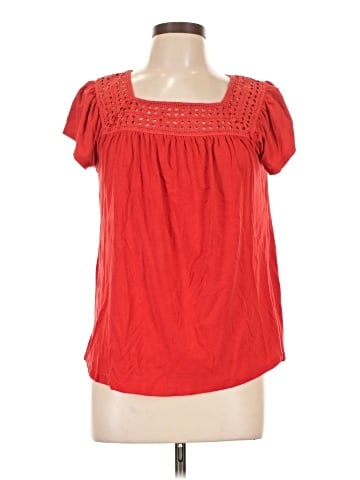 St. John's Bay Short Sleeve Blouse (view 1)