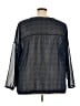 Old Navy 100% Polyester Blue 3/4 Sleeve Blouse Size XXL - photo 2