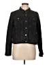 Topshop 100% Cotton Black Denim Jacket Size 12 - photo 1