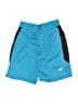 Russell Athletic 100% Polyester Color Block Blue Athletic Shorts Size 10 - 12 - photo 1