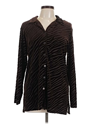 Impressions Long Sleeve Button-Down Shirt (view 1)