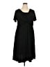 JM Collection Solid Black Casual Dress Size 2X - photo 1