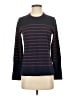 J. McLaughlin Stripes Blue Pullover Sweater Size S - photo 1