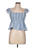 Altar'd State Blue Short Sleeve Top Size L - photo 1