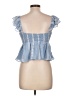 Altar'd State Blue Short Sleeve Top Size L - photo 2