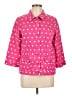 Christopher & Banks Polka Dots Pink Jacket Size L - photo 1