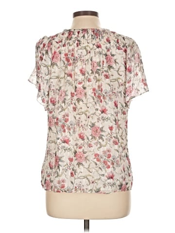Rebecca Taylor Short Sleeve Silk Top (view 2)