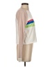 Wildfox 100% Cotton Color Block Pink Long Sleeve Top Size Sm (1 or S) - photo 4