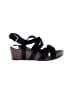 Teva 100% Leather Black Wedges Size 7 - photo 1