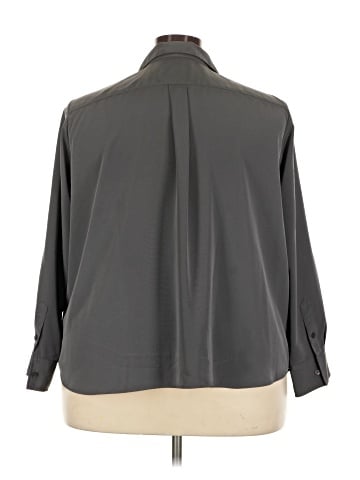 Lands' End 3/4 Sleeve Blouse (view 2)
