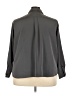 Lands' End 100% Polyester Solid Gray 3/4 Sleeve Blouse Size 26W - photo 2