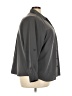 Lands' End 100% Polyester Solid Gray 3/4 Sleeve Blouse Size 26W - photo 4