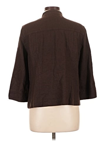 Christopher & Banks 3/4 Sleeve Button-Down Shirt (view 2)