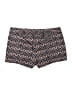 Trina Turk 100% Polyester Chevron-herringbone Blue Shorts Size 12 - photo 2