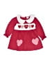Unbranded Hearts Red Dress Size 6-12 mo - photo 1