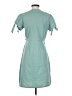 Plains & Prints 100% Polyester Teal Casual Dress Size 4 - photo 2