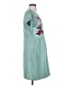 Plains & Prints 100% Polyester Teal Casual Dress Size 4 - photo 4