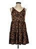Mine Brown Sleeveless Top Size S - photo 1
