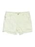 Seven7 Solid Green Khaki Shorts Size 10 - photo 1