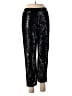Forever 21 Metallic Black Casual Pants Size M - photo 1