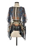 Clover Canyon 100% Polyester Blue Kimono Size S - photo 1