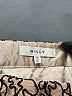 Milly 100% Polyester Paisley Black Formal Skirt Size 4 - photo 4