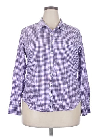 Company Ellen Tracy Long Sleeve Button-Down Shirt (view 1)