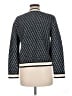 Veronica Beard 100% Cotton Chevron-herringbone Blue Blazer Size M - photo 2