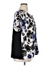 Daniel Rainn Floral Blue Short Sleeve Blouse Size 1X - photo 4