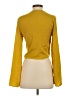 Missguided 100% Polyester Yellow Long Sleeve Top Size 2 - photo 2