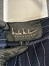 Nicole Miller Collection Stripes Blue Dress Pants Size 4 - photo 7