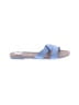 Coach 100% Leather Blue Sandals Size 11 - photo 1