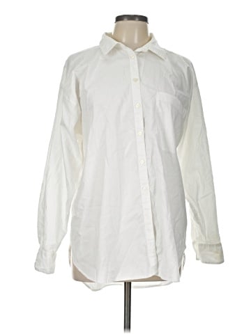 Ann Taylor LOFT Long Sleeve Button-Down Shirt (view 1)