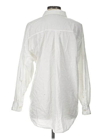 Ann Taylor LOFT Long Sleeve Button-Down Shirt (view 2)