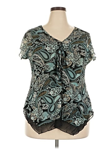 JL Studio Short Sleeve Blouse (view 1)