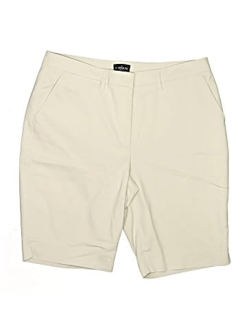 White House Black Market Khaki Shorts (view 1)