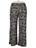 IMAN Paisley Black Casual Pants Size 2X - photo 1