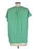 Nine West Green Short Sleeve Blouse Size L - photo 2