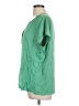 Nine West Green Short Sleeve Blouse Size L - photo 5
